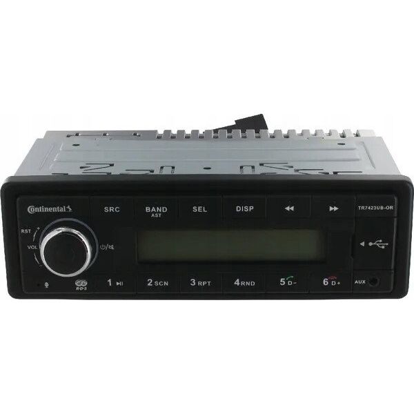 Continental TR7423UB-OR FM RDS Tuner USB/AUX/BT 24V Short Chess