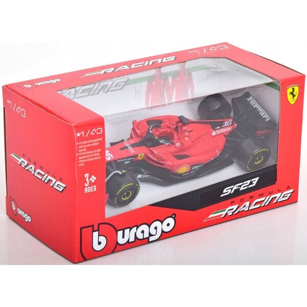 Bburago Ferrari Racing 2023 Season #16 Leclerc BBURAGO