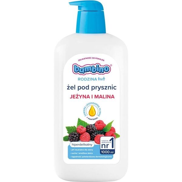 BAMBINO_Rodzina żel pod prysznic Jeżyna i Malina 1000ml