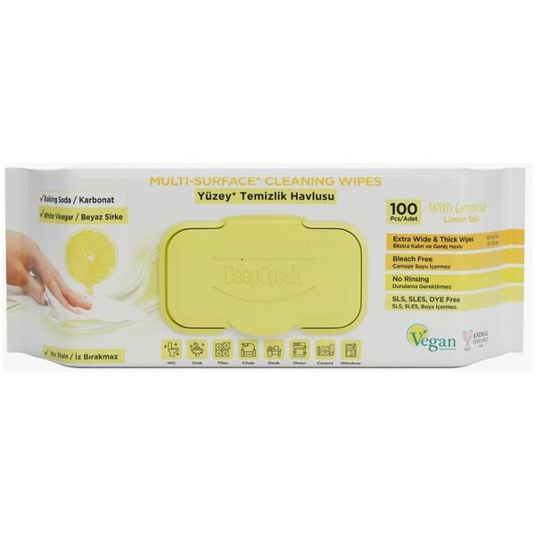 WIPES WET FOR SURF CLEAN DEEPFRE 100PCS