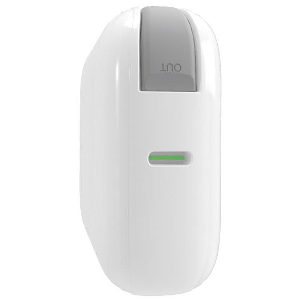 Powerbank Puro Power Link 10 Plus 10000 mAh z wbudowanym kablem USB-C – biały