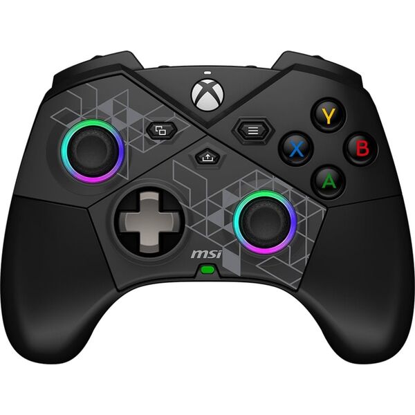 MSI FORCE PRO W CONTROLLER Czarny USB 2.0 Gamepad Analogowa/Cyfrowa Android, PC, Xbox One S, Xbox One X, Xbox Series S, Xbox Series X