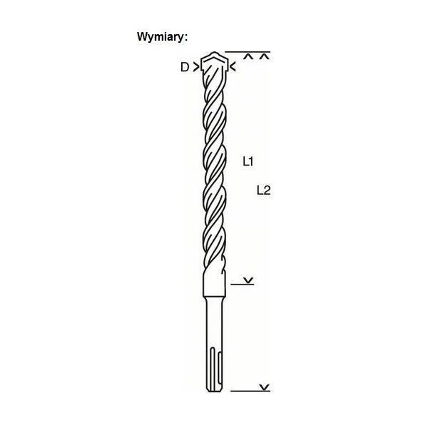 Wiertło Bosch SDS+ 16mm  (2608831046)