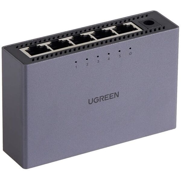 Przełącznik Switch UGREEN CM633 5-portowy GigaBit Ethernet (czarny)