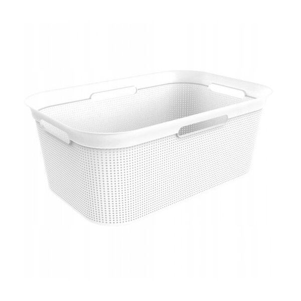 BASKET LAUNDRY BRISEN 41L WHITE COLOR