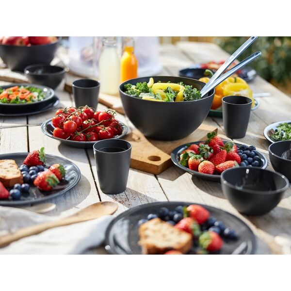 PLATE DEEP 21CM CARUBA BLACK