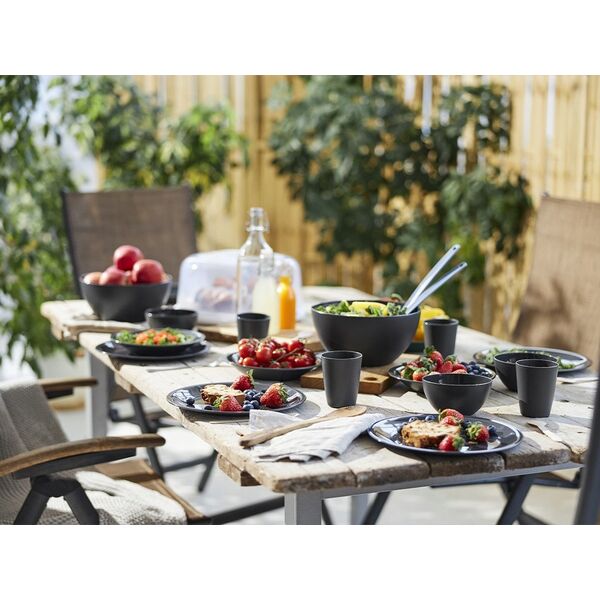 PLATE DEEP 21CM CARUBA BLACK