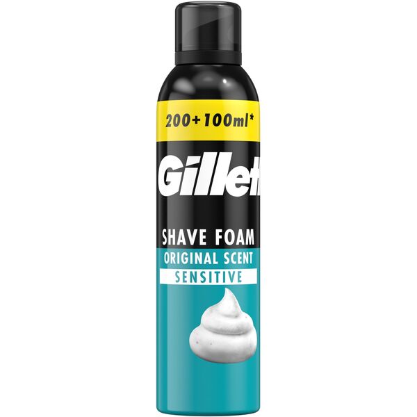 SHAVING FOAM GILLETTE SENSITIVE 300ML