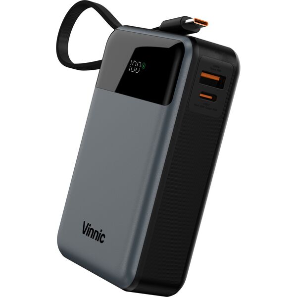 Vinnic DAMAVAND 2 65W 20.000mAh Powerbank USB-C, Black