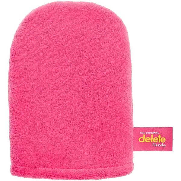 The Original, Delete Makeup, Textile Makeup Remover Glove, Pink For Men