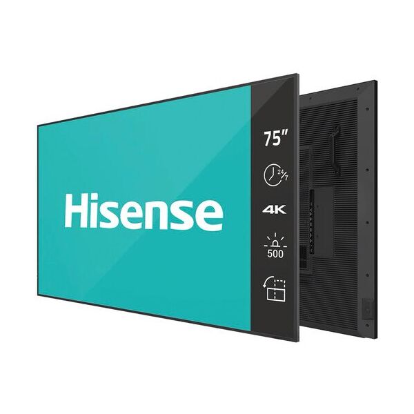 Hisense 75 Zoll 4K UHD IPS Digital Signage Display - 24/7 Operation