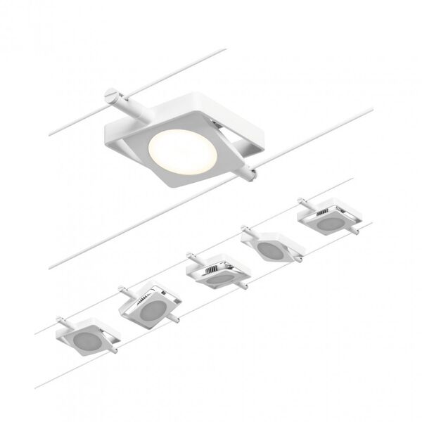 Κρεμαστή βάση URail Capsule II 6W DIM 4000K 230V μαύρο ματ / χρώμιο