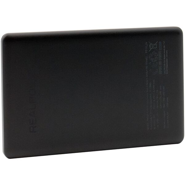 REALPOWER PB-5000 MAG εξαιρετικά λεπτό, 5000 mAh, Μαύρο