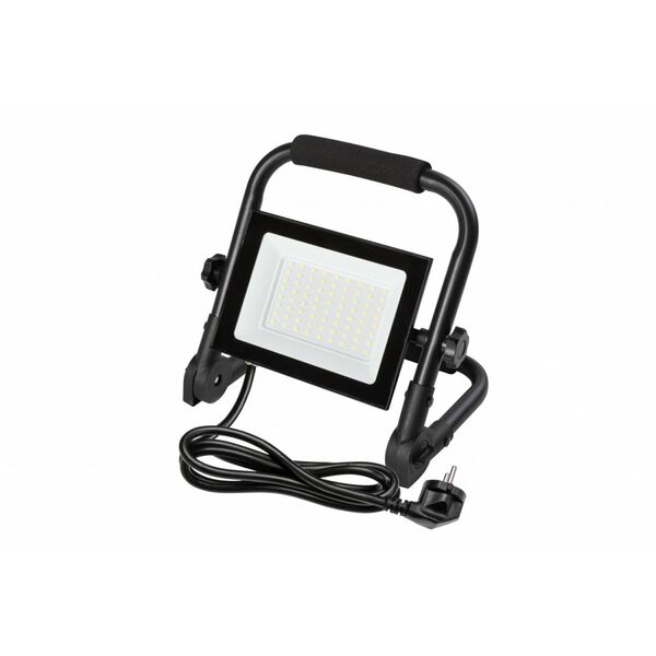 Φορητός προβολέας LED GTV iNEXT, 50 W, 4000 lm, 6400 K, IP65, μαύρο.