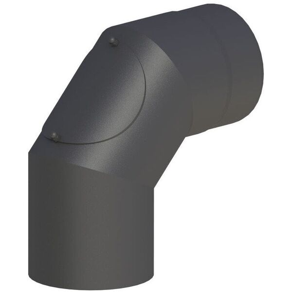FERROLUX ΓΩΝΙΑ 90° 120 ΜΕ ΚΑΘΑΡΙΣΜΟ ΜΑΥΡΟ