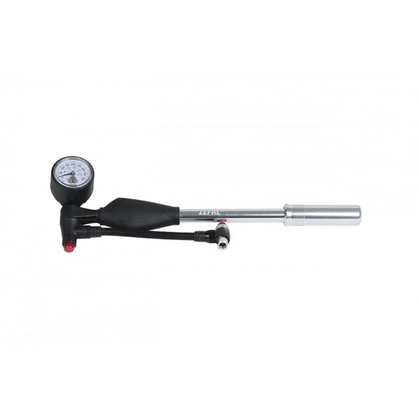 ZEFAL Z SHOCK PUMP rankinė dvir. pompa, sidabrinė/juoda