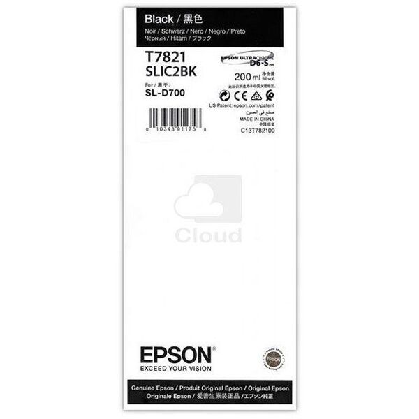 Epson Ink Cartridge black T 782 200 ml             T 7821N