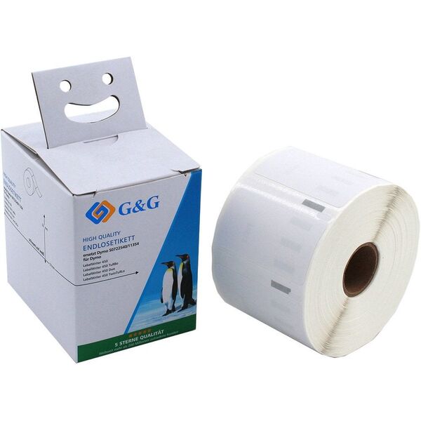 G&G Etiketten 32mm x 57mm sw-ws Komp. m. Dymo 11354/ s0722540