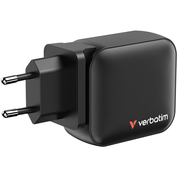 Verbatim Mini GaN Charger 100W 3Port US/EU/UK ADP         32230