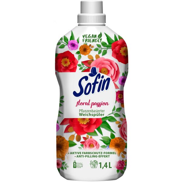 SOFTENER FABRIC SOFIN VEGANFLORAL 1.4L