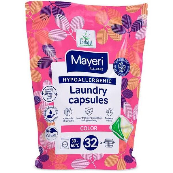 CAPS WASHING COLOR MAYERI 32PCE