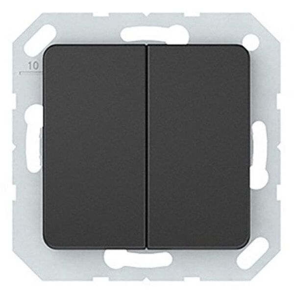 TWO GANGS SWITCH ANTRAC. P510-020-02 SL