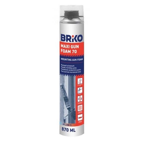 MOUNTING FOAM BRIKO MAXI PIST 870ML14-84
