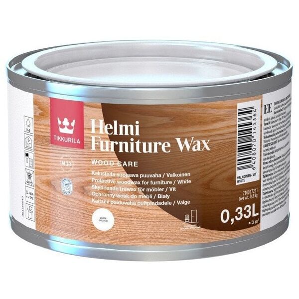 HELMI FURNITURE WAXWHITE 0.33L