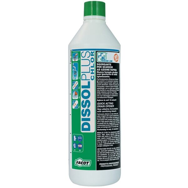 PIPE CLEANER DISSOL PLUS CHLOR 1L