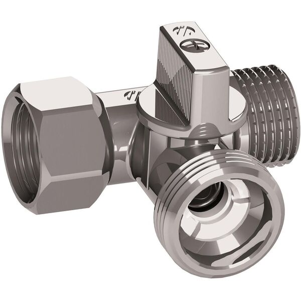 TEE VALVE 3/4X1/2X1/2 M/F