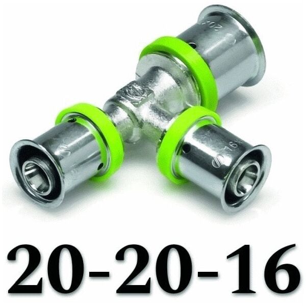 REDUCING TEE 20X2,00 - 20X2,00 - 16X2,00