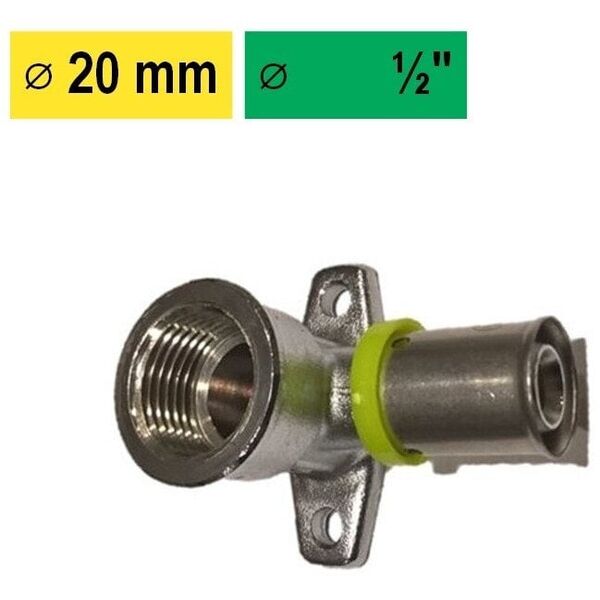 BACKPLATE ELBOW FEMALE 20 X 2,00 -1/2F