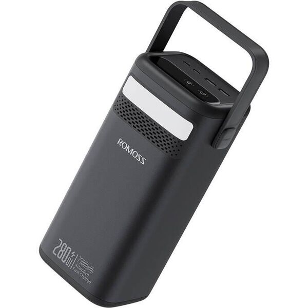 Powerbank Romoss PMT75-DC 75000mAh 280W, 240Wh (czarny)