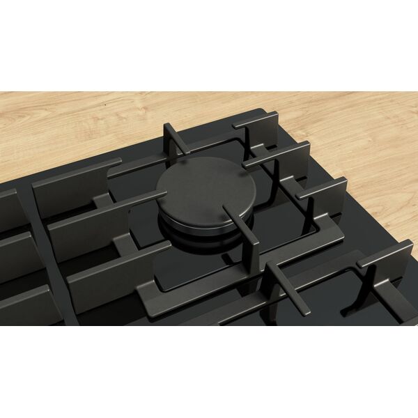 Bosch Serie 6 PPM9A6I40 płyta kuchenna Czarny Wbudowany 90 cm Gaz 5 stref(y)