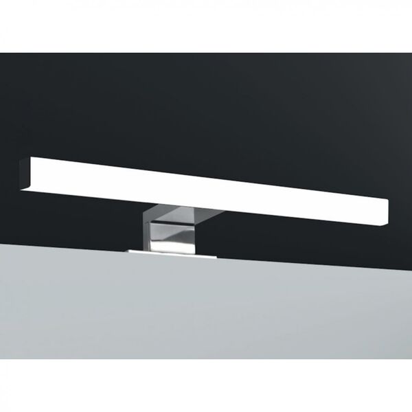 Φωτιστικό καθρέφτη LED G.LUX GR-LED-400-7W-MIRROR, IP44, 7W 4000K 800lm, φινίρισμα χρωμίου 40cm