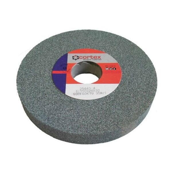Δίσκος ακονίσματος CORTEX, 150 x 20 x 32 mm, F60, καρβίδιο του πυριτίου