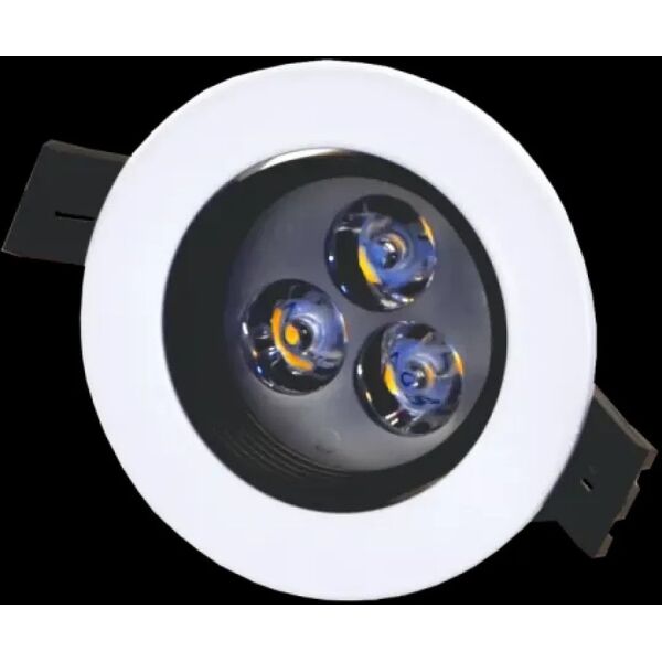 Φωτιστικό LED χωνευτό TOPE ANDA, IP40, 5W, 3500K, 351 lm, λευκό, στρογγυλό, O10.8 x h5cm