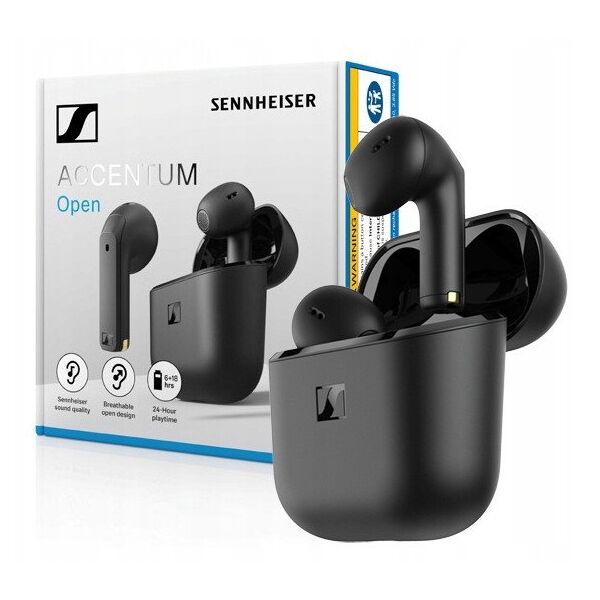Sennheiser Accentum Open - black - Bezprzewodowe słuchawki douszne TWS