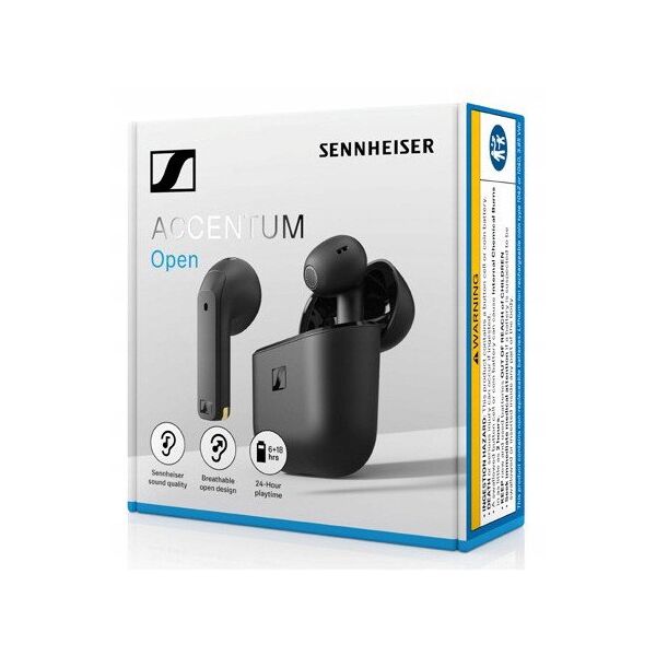 Sennheiser Accentum Open - black - Bezprzewodowe słuchawki douszne TWS