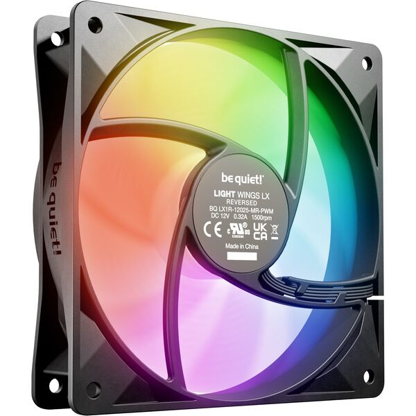 Wentylator be quiet! Light Wings LX 120mm PWM Reverse Black (BL132)