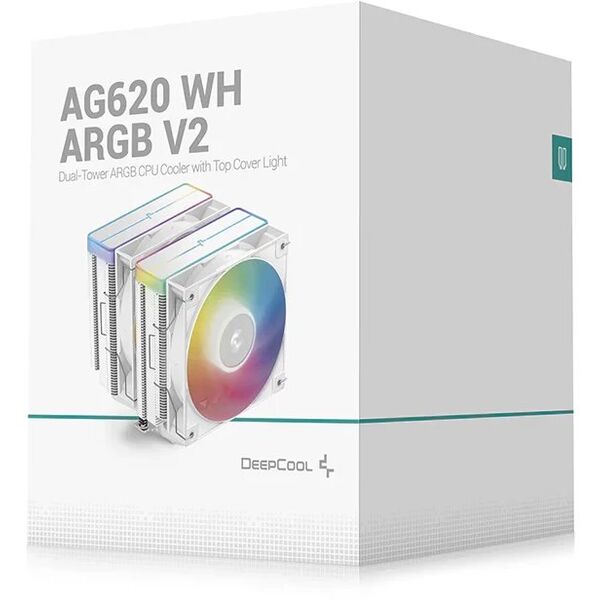 K Cooler DeepCool AG620 White ARGB V2
