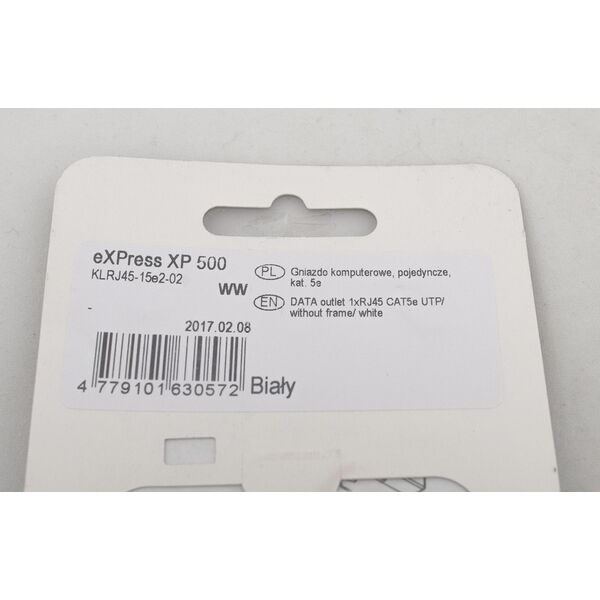 DATA SOCKET SINGLE VILMA XP WHITE