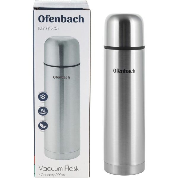 Ofenbach Termos turystyczny NB101305 0.5 l Srebrny