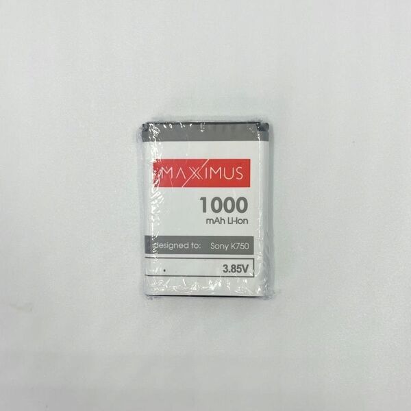 Bateria Maxximus BAT MAXXIMUS SONY ERICSSON K750 1000mAh Li-Ion BST-37