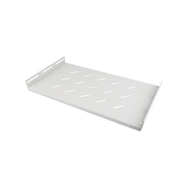 Lanberg Półka do szaf z kątownikiem 19" 450" Szara (AK-1014-S)