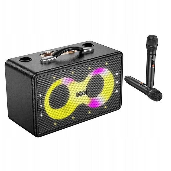 Σετ καραόκε bluetooth 40W 6h Hoco HA8 μαύρο