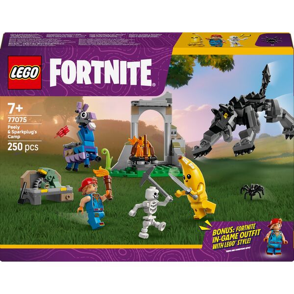 LEGO Fortnite Skórek i Iskra oraz obóz (77075)