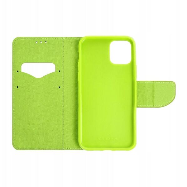 Θήκη FANCY Book για SAMSUNG S24 FE μπλε και λαχανί