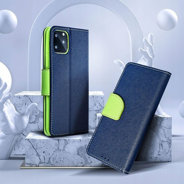 Θήκη FANCY Book για SAMSUNG A16 μπλε και λαχανί