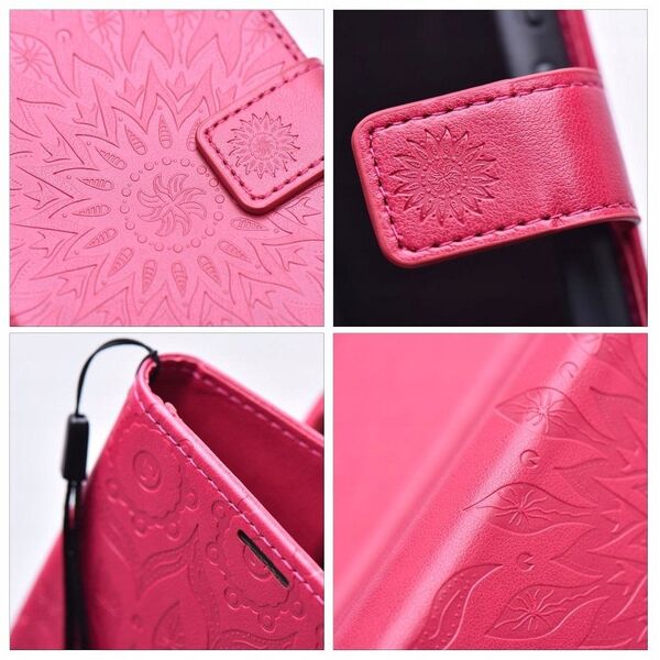Θήκη MEZZO Book για SAMSUNG A16 5G mandala magenta